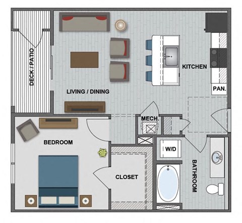 Gates II Floor Plan at The Edison at Bridlespur, Kansas City, MO